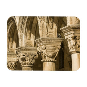 Croatia, Dalmatia, Dubrovnik. Stone arches and Magnet