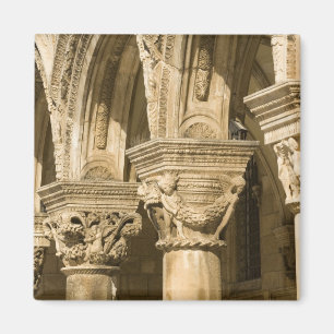 Croatia, Dalmatia, Dubrovnik. Stone arches and Magnet