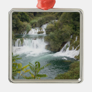 Croatia, Dalmatia, Krka Falls National Park Metal Ornament