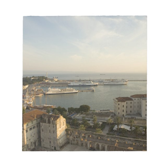 Croatia, Dalmatia, Split. View of Riva Notepad (Front)