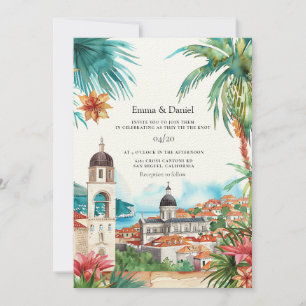 Croatia Destination Wedding Invitation