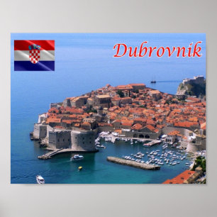 Croatia - Dubrovnik - Poster