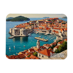 Croatia Dubrovnik Travel Magnet