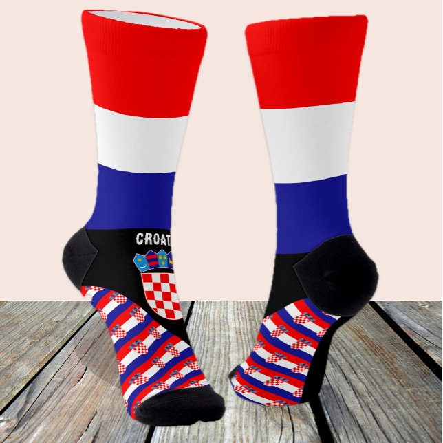 Croatia, fashion, Croatian flag, patriotic Socks (Creator Uploaded)