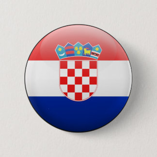 Croatia Flag 6 Cm Round Badge