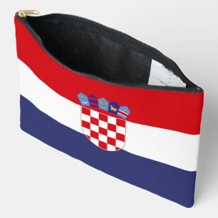 Croatia flag accessory pouch