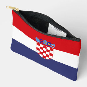 Croatia flag accessory pouch