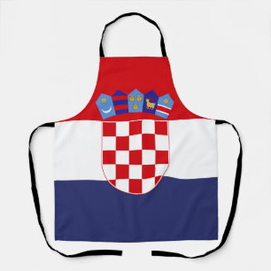 Croatia flag apron