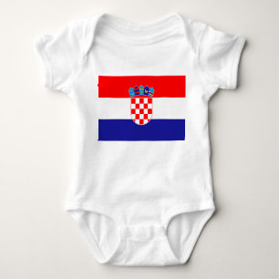 Croatia Flag Baby Bodysuit