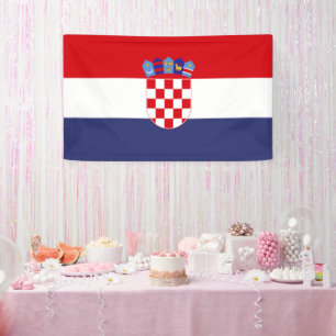 Croatia flag banner