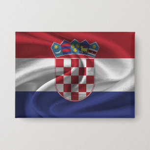Croatia Flag Button