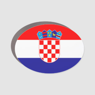 Croatia Flag Car Magnet