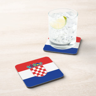 Croatia Flag Coaster