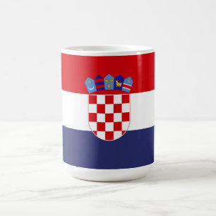 Croatia flag coffee mug