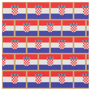 Croatia Flag & Croatia fashion Fabric /sports