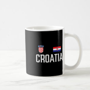 Croatia Flag Croatian Footll Soccer Fan Men Women Coffee Mug