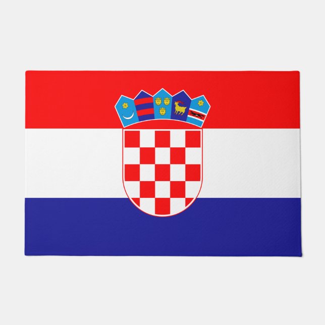 Croatia flag doormat (Front)