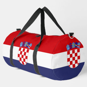 Croatia flag duffle bag