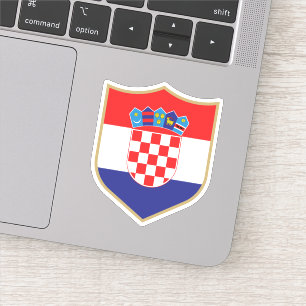 Croatia Flag Emblem Patriotic Travel