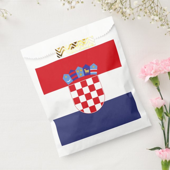Croatia flag favour bag (Sealed)