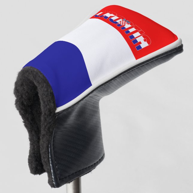 Croatia Flag Gorgeous Patriotic Golf Head Cover (3/4 Front)