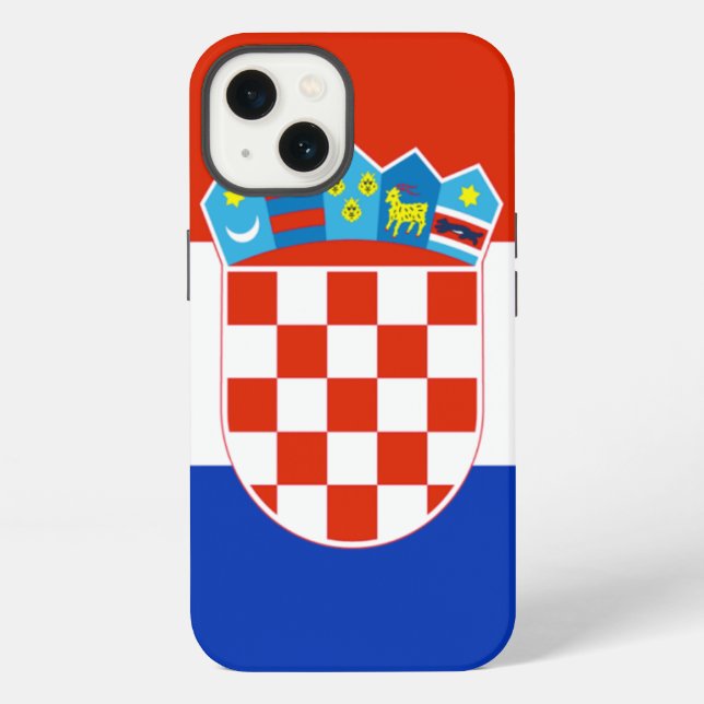 Croatia Flag iPhone Case (Back)