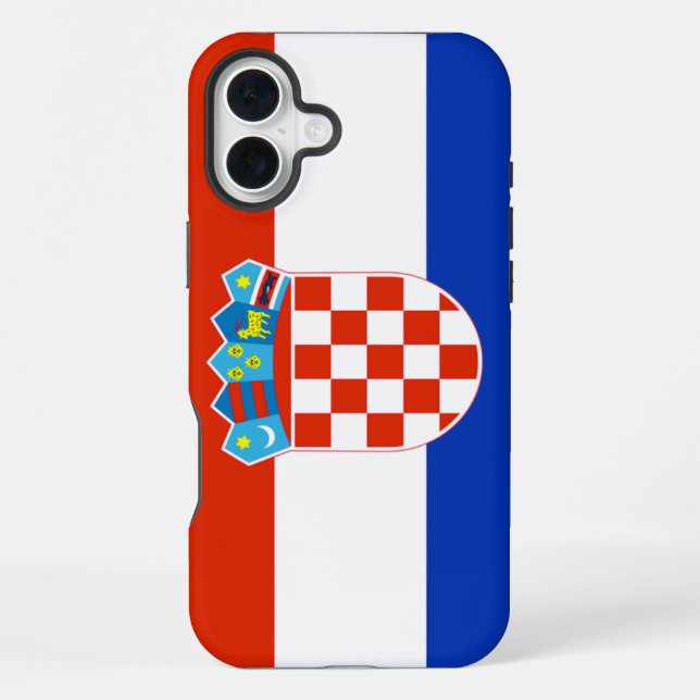 Croatia Flag iPhone Case (Back)