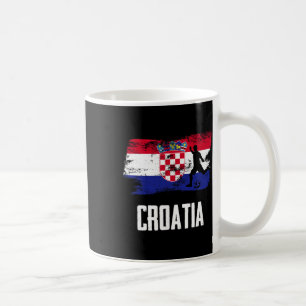 Croatia Flag Jersey Croatian Soccer Team Croatian Coffee Mug