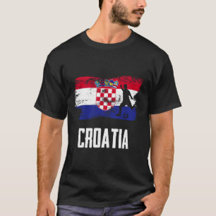 Croatia Flag Jersey Croatian Soccer Team Croatian T-Shirt