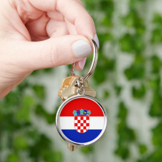 Croatia Flag Key Ring