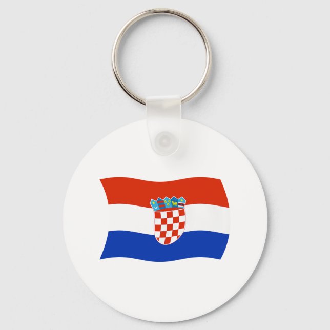 Croatia Flag Keychain (Front)