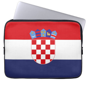 Croatia flag laptop sleeve