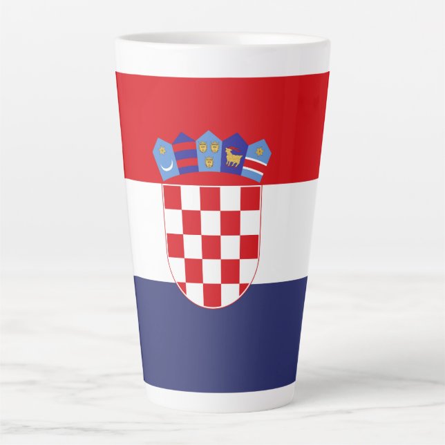 Croatia flag latte mug (Front)