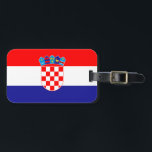 Croatia Flag Luggage Tag<br><div class="desc">Flag of Croatia.</div>