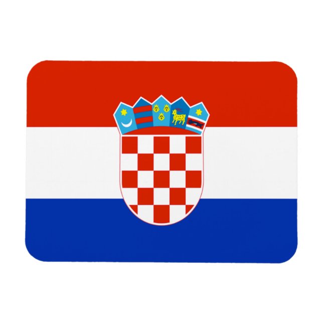 Croatia Flag Magnet (Horizontal)