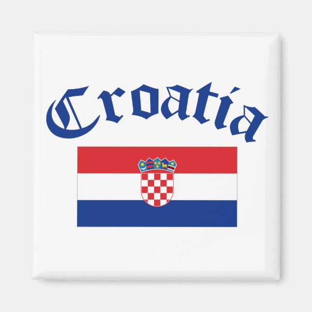 Croatia Flag Magnet (Front)