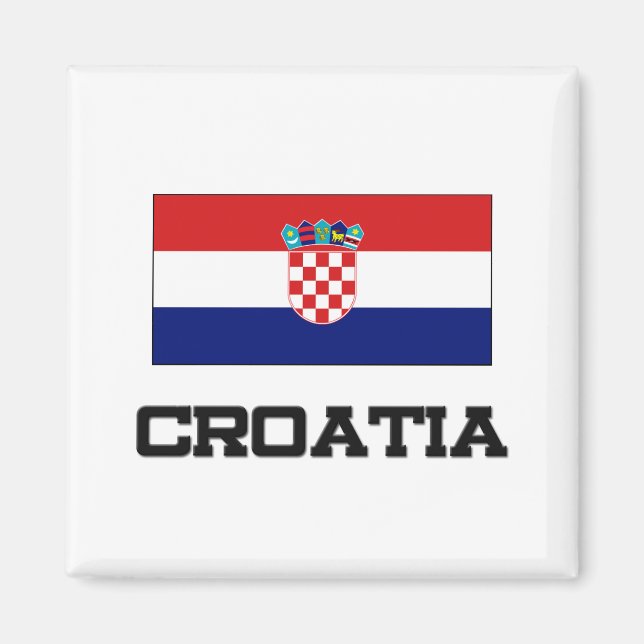Croatia Flag Magnet (Front)