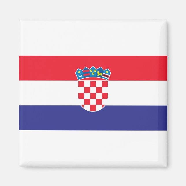Croatia Flag Magnet (Front)
