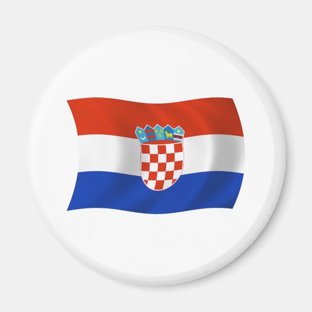 Croatia Flag Magnet (Front)