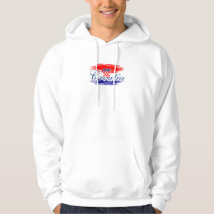 Croatia flag map Hoodie