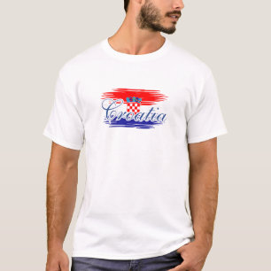  Croatia flag map T-Shirt