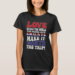 Croatia Flag Men & Women Cute Til Croats T-Shirt
