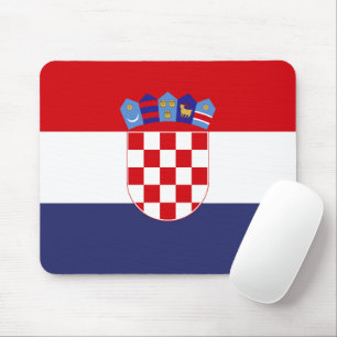 Croatia flag mouse pad