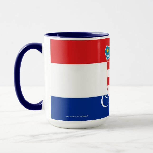 Croatia flag mug (Left)