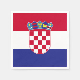 Croatia Flag Napkin
