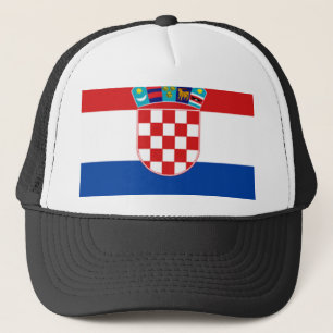 Croatia: Flag of Croatia Trucker Hat