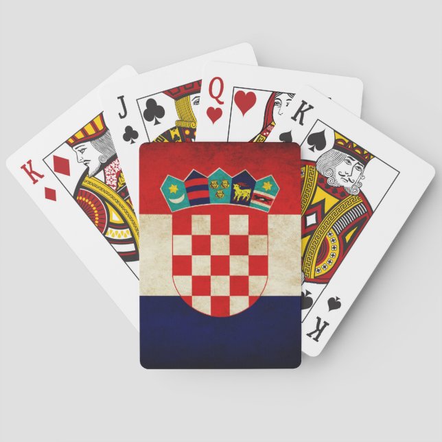 Croatia Flag Playing Cards (Back)