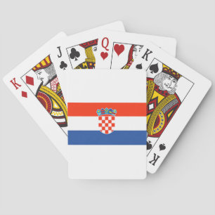 Croatia Flag Playing Cards