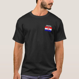 Croatia Flag Pocket Croatian Family Roots Men Wome T-Shirt