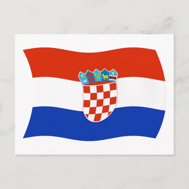 Croatia Flag Postcard (Front)